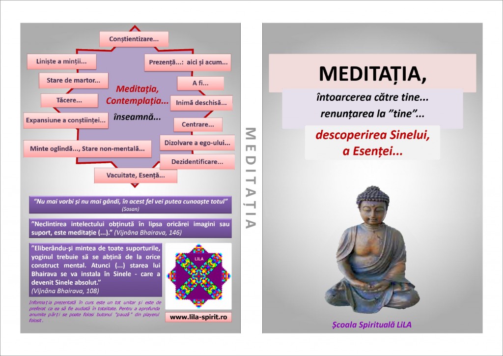 Coperta DVD - Meditatia